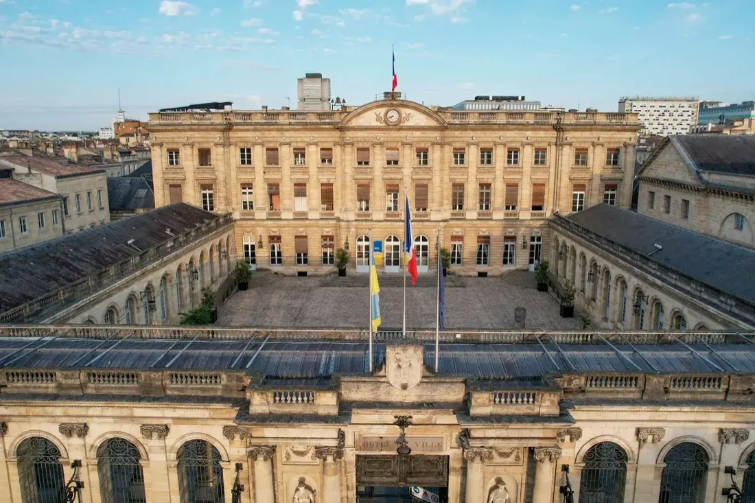 Le palais Rohan, siège de Bordeaux Métropole