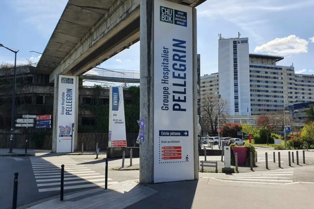 Entrée du groupe hospitalier Pellegrin